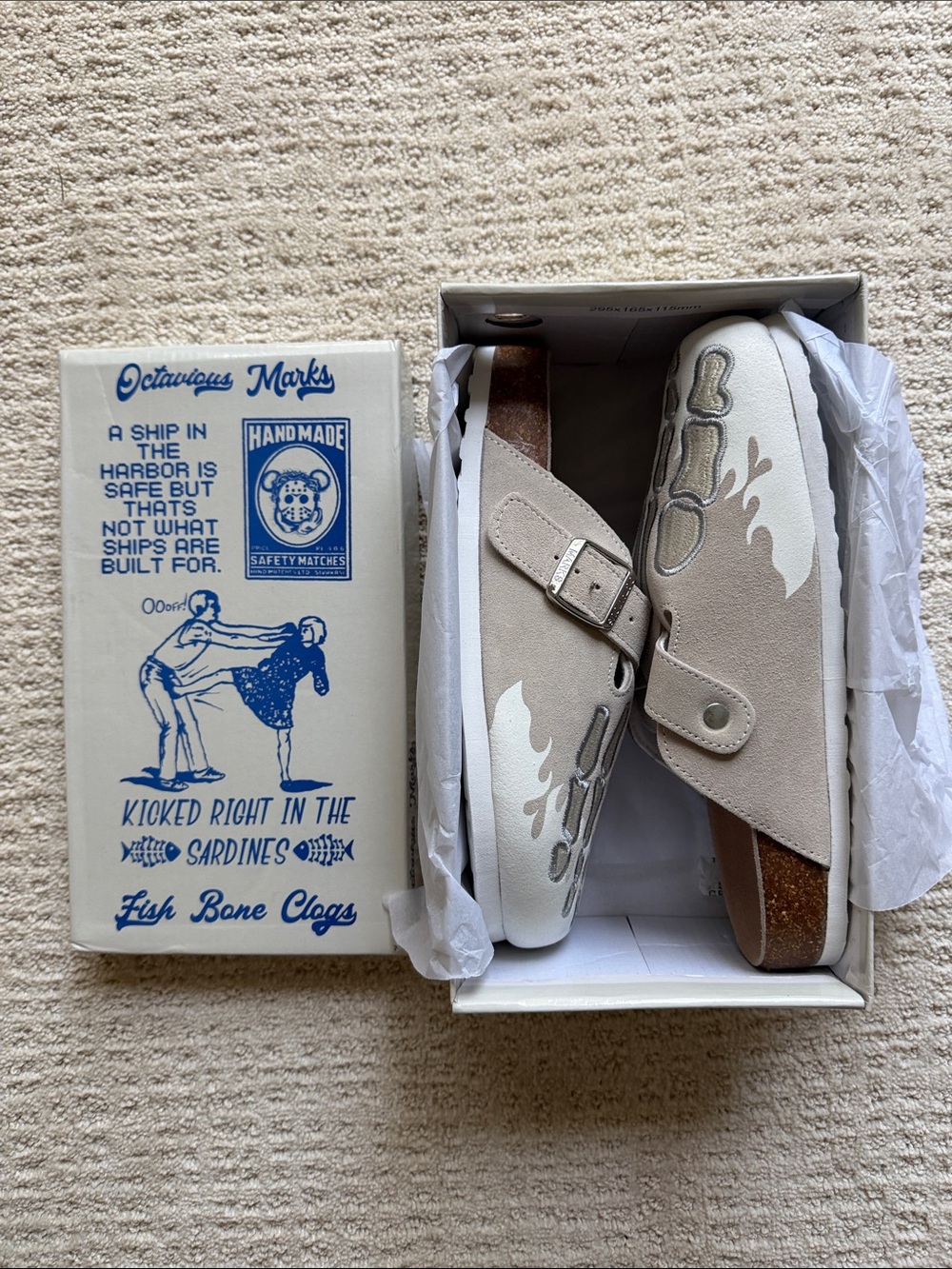 NIB OCTAVIOUS MARKS SLIP ONS